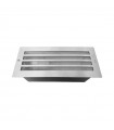 PITON E27 SPOT ENCASTRABLE IP44 RECTANGLE GRILLE INOX 304