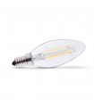 Ampoule LED Flamme E14 4W 4000°K 495Lm 230Vac