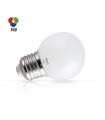 Ampoule LED bulbe RGB E27 1W 230Vac