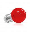 Ampoule LED bulbe rouge E27 1W 230Vac