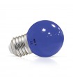 Ampoule LED bulbe bleu E27 1W 230Vac