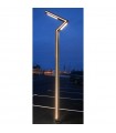 ZIGZAG LAMPADAIRE ECLAIRAGE PIETON 80W IP65 4m MÈTRES GS