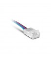 BANDEAU CABLE DOUBLE CONNECTEUR 10mm PR IP54 RGB