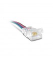 BANDEAU CABLE DOUBLE CONNECTEUR 10mm PR IP67 RGB